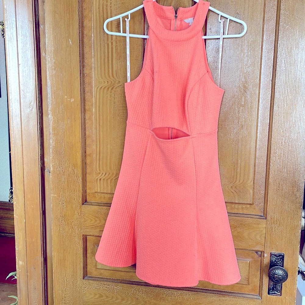 G by Guess Fit and Flare Dress with Cut out at waist